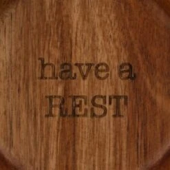 B&M Acacia Spoon Rest -B&M 390141 acacia spoon rest 3