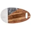B&M Marble & Acacia Serve Board -B&M 390150 marble mix and acacia wood sevre board