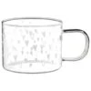 B&M Printed Glass Mug - Hearts -B&M 390185 printed glass mug heart