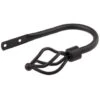 B&M Small Black Twist Curtain Hold Backs 2pk -B&M 390199 black small twist hold backs1