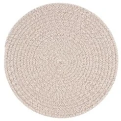 B&M Cotton Woven Placemats 2pk -B&M 390337 2pk cotton woven placemats natural 3