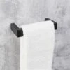 B&M Black Fitted Towel Ring -B&M 391066 black fitted towel holder