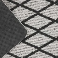 B&M Buddy Kilim Twist Pile Runner Mono -B&M 392181 buddy kilim twist pile runner mono 50 x 150cm 2