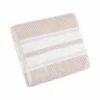 B&M Newbury Stripe Bath Towel - Natural -B&M 392202 newbury bath towel blush