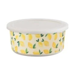 B&M Round Tubs 2pk - Lemons -B&M 392928 2pk reuse and repurpose round tubs lemon 5