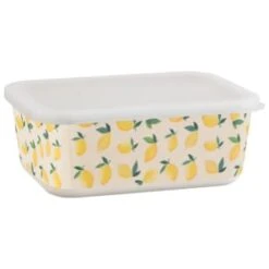 B&M Rectangular Tubs 2pk - Lemons 12 B&M Rectangular Tubs 2pk - Lemons -B&M 392929 2pk reuse and repurpose rectangle tubs lemon 5
