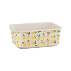 B&M Rectangular Tubs 2pk - Lemons 13 B&M Rectangular Tubs 2pk - Lemons -B&M 392929 2pk reuse and repurpose rectangle tubs lemon 6