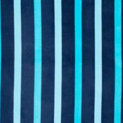 B&M Adult's Beach Towel - Blue Stripes 9 B&M Adult's Beach Towel - Blue Stripes -B&M 393917 adult printed beach towel blue stripe 4