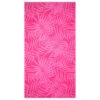B&M Oversized Jacquard Beach Towel - Pink Tropical -B&M 393922 oversize jacquard beach towel pink tropical 2