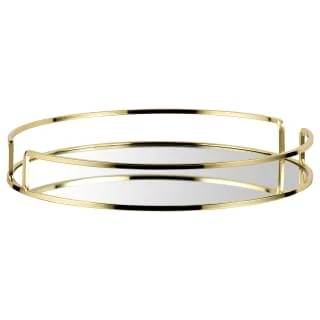 B&M Mirrored Gold Tray 3 B&M Mirrored Gold Tray