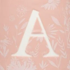 B&M Floral Alphabet Mug (Assorted) 20 B&M Floral Alphabet Mug (Assorted) -B&M 394397 floral alphabet mug pink a 2