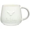 B&M Embossed Bee Mug -B&M 394408 embossed bee mug