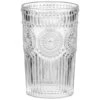 B&M Embossed Glass Tumbler -B&M 394423 embossed tumbler