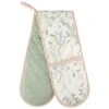 B&M Floral Double Oven Glove -B&M 394444 floral double oven glove