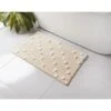 B&M Natural Off White Spots Bathmat -B&M 394592 natural off white spots bathmat