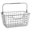 B&M Basket With Handles - Grey -B&M 394683 basket with handle gey