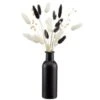 B&M Black Bottle With Dried Glass -B&M 394706 black bottle with dried grass