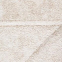 B&M Simply Two Tone Teddy Throw - Natural -B&M 394924 simply two tone teddy throw natural 4