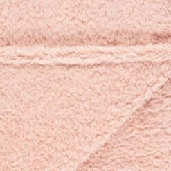 B&M Simply Two Tone Teddy Throw - Blush -B&M 394927 simply plain teddy throw blush 3