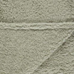 B&M Simply Two Tone Teddy Throw - Sage -B&M 394928 simply plain teddy throw sage 2