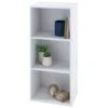 B&M Essentials 3 Tier Shelf - White -B&M 395640 essentials 3 tier shelf white