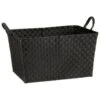 B&M Oversized Rectangular Basket - Black -B&M 395867 oversized rectangular basket black