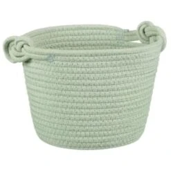 B&M Cara Rope Basket With Handle - Green