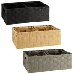 B&M Caen Set Of 3 Paper Rope Baskets - Natural 11 B&M Caen Set Of 3 Paper Rope Baskets - Natural -B&M 395883 395868 395869 caen set of 3 paper rope baskets group 1