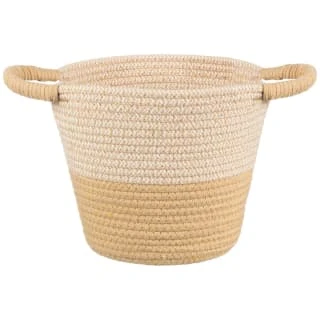 B&M Two Tone Rope Basket - Natural 3 B&M Two Tone Rope Basket - Natural