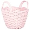 B&M Thick Rope Basket - Pink -B&M 395888 thick rope basket pink