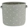 B&M Heart Fabric Basket - Grey -B&M 395901 grey heart basket