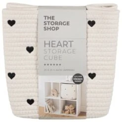 B&M Heart Shaped Storage Cube
