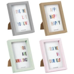 B&M Colourblock Frame 4 X 6" - Silver 7 B&M Colourblock Frame 4 X 6" - Silver -B&M 396247 396248 396249 396250 basic colourblock frame 4x6 group 2