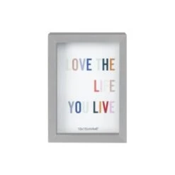 B&M Colourblock Frame 4 X 6" - Silver 6 B&M Colourblock Frame 4 X 6" - Silver -B&M 396248 basic colourblock frame 4x6 silver