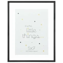 B&M Glass & Metal Photo Frame 5x7" -B&M 396346 glass and metal frame 5x7 2