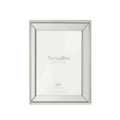 B&M Mirror Glass Photo Frame 5x7" -B&M 396353 mirror glass frame 5x7 1