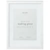 B&M A4 New York Box Photo Frame - White 2 B&M A4 New York Box Photo Frame - White -B&M 396444 new york box frame mounted a3 white