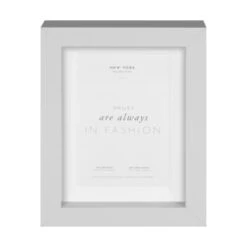 B&M New York Box Photo Frame - 4 X 6" - Grey -B&M 396450 new york box frame 5x7 grey