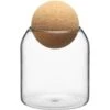 B&M Small Glass Jar With Cork Lid -B&M 396483 small glass jar with cork lid