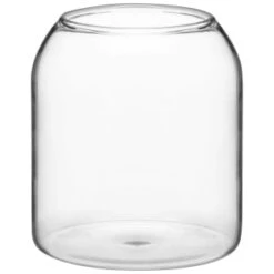 B&M Small Glass Jar With Cork Lid -B&M 396483 small glass jar with cork lid 3