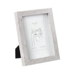 B&M Concrete Effect Photo Frame 4 X 6"