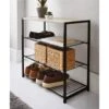 B&M Michigan 4 Tier Multi Purpose Shoe Storage -B&M 396735 michigan 4 tier multipurpose shoe storage