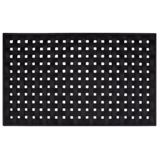 B&M Cross Hatch Rubber Doormat 3 B&M Cross Hatch Rubber Doormat