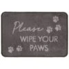 B&M Super Soft Pet Doormat - Grey -B&M 397104 super soft pet doormat grey