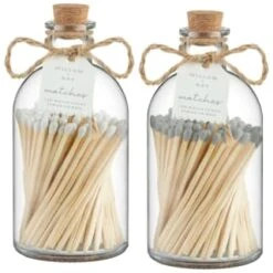 B&M Willow & Bay Matches 120pk - Grey -B&M 397649 willow and bay matches group